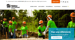 Desktop Screenshot of habitatelsalvador.org.sv